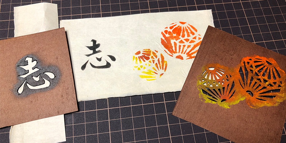 木版画・型染め（ステンシル）・一閑張り体験について